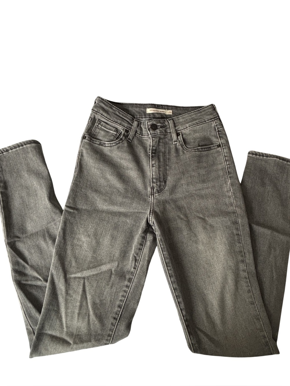 Levi’s 751 High Rise Skinny Gray
